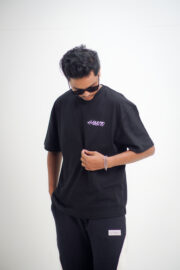 Black Over Sized T- Shirt - Image 2